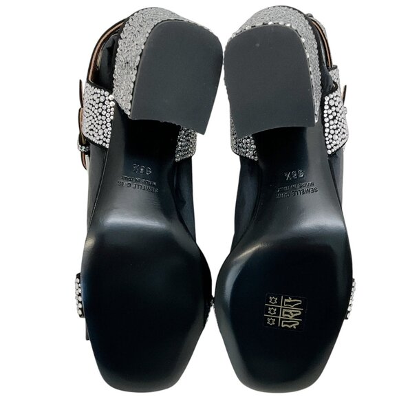 Laurence Dacade Silver Strass Sandra Sandals - Picture 12 of 15